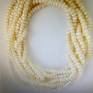 Opera length freshwater pearl‎ necklace on string one hundred inches